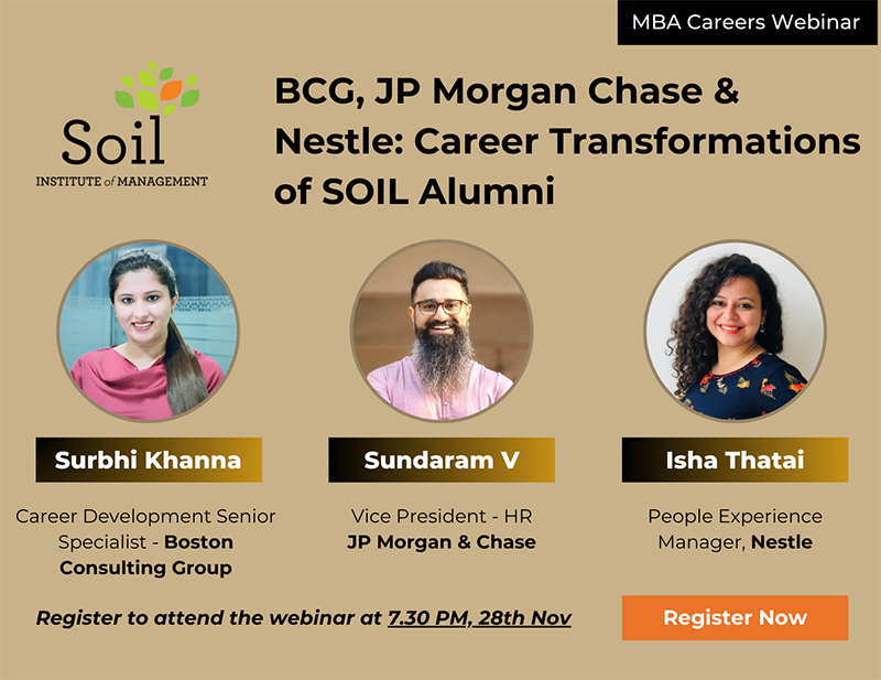 How to Transform Your Career? Meet SOIL Alumni