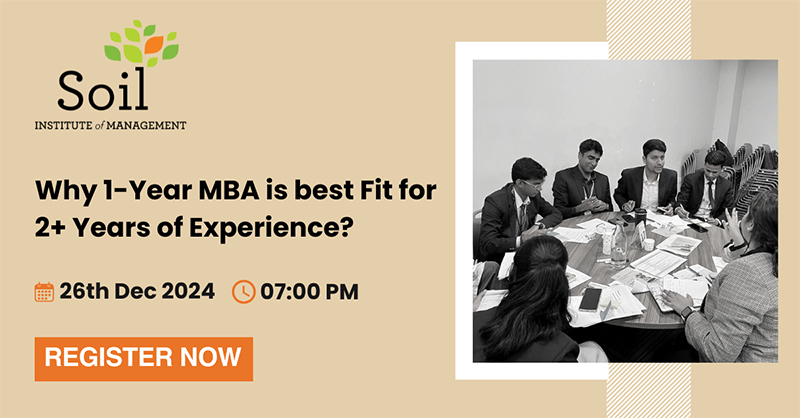 Why 1-Year MBA is best Fit for 2+ Years of Experience?