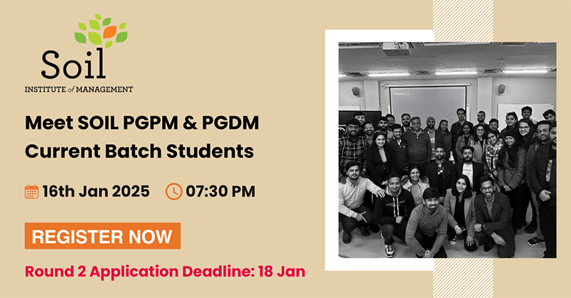 Meet SOIL PGPM & PGDM Current Batch Students