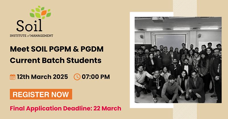 Meet SOIL PGPM & PGDM Current Batch Students